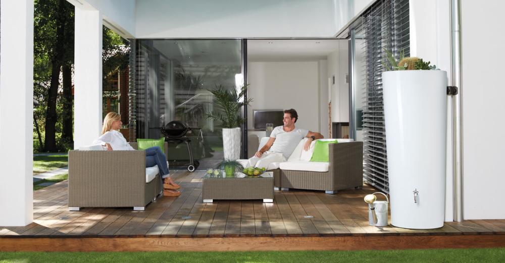 Garantia Color 2in1 Regenspeicher 350 Liter coco